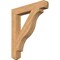 Ekena Millwork Funston Craftsman Smooth Bracket, Western Red Cedar, 5 1/2"W x 36"D x 42"H BKT06X36X42FST04SWR - alternate 1